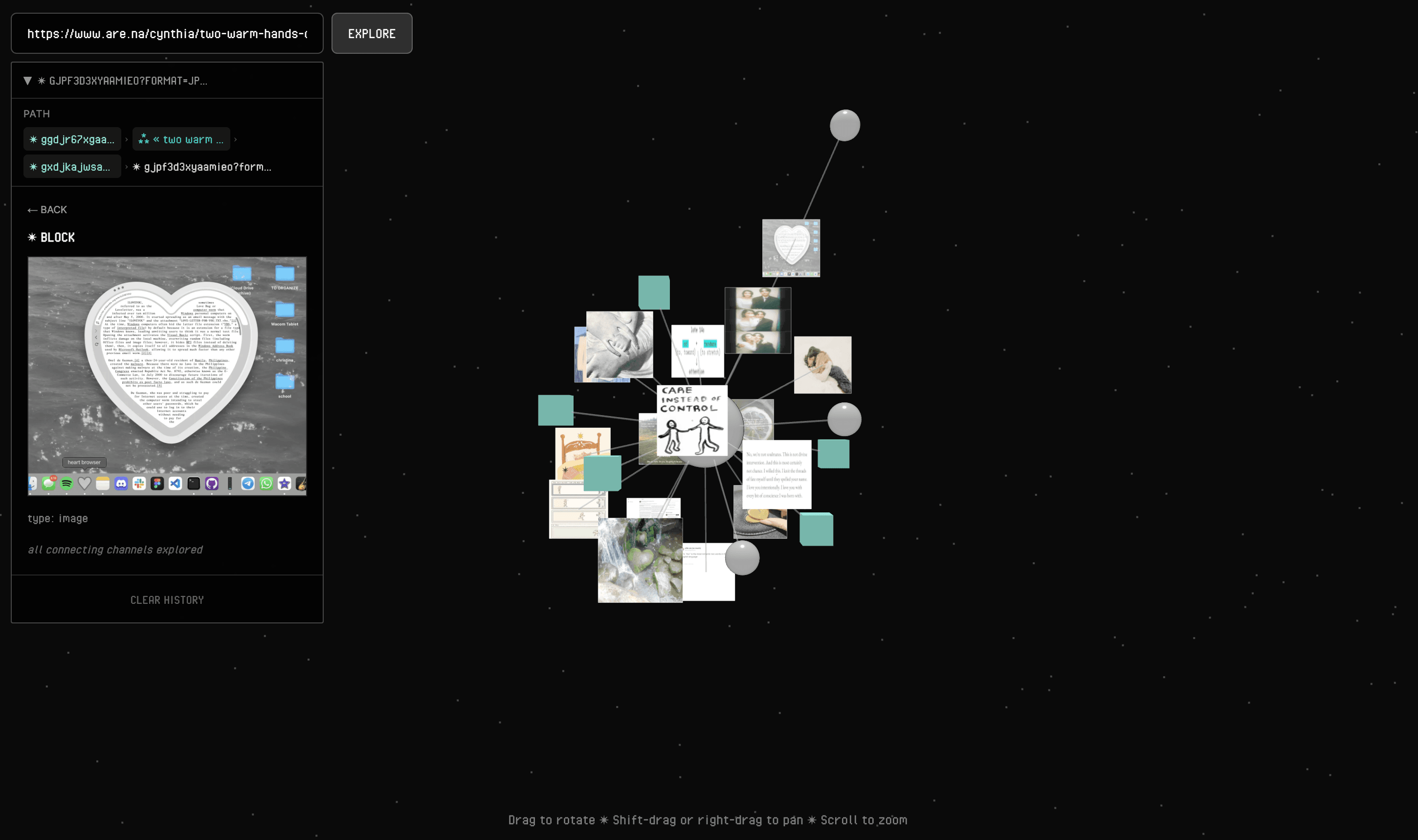 Visualization of the same channel and block in Kabo