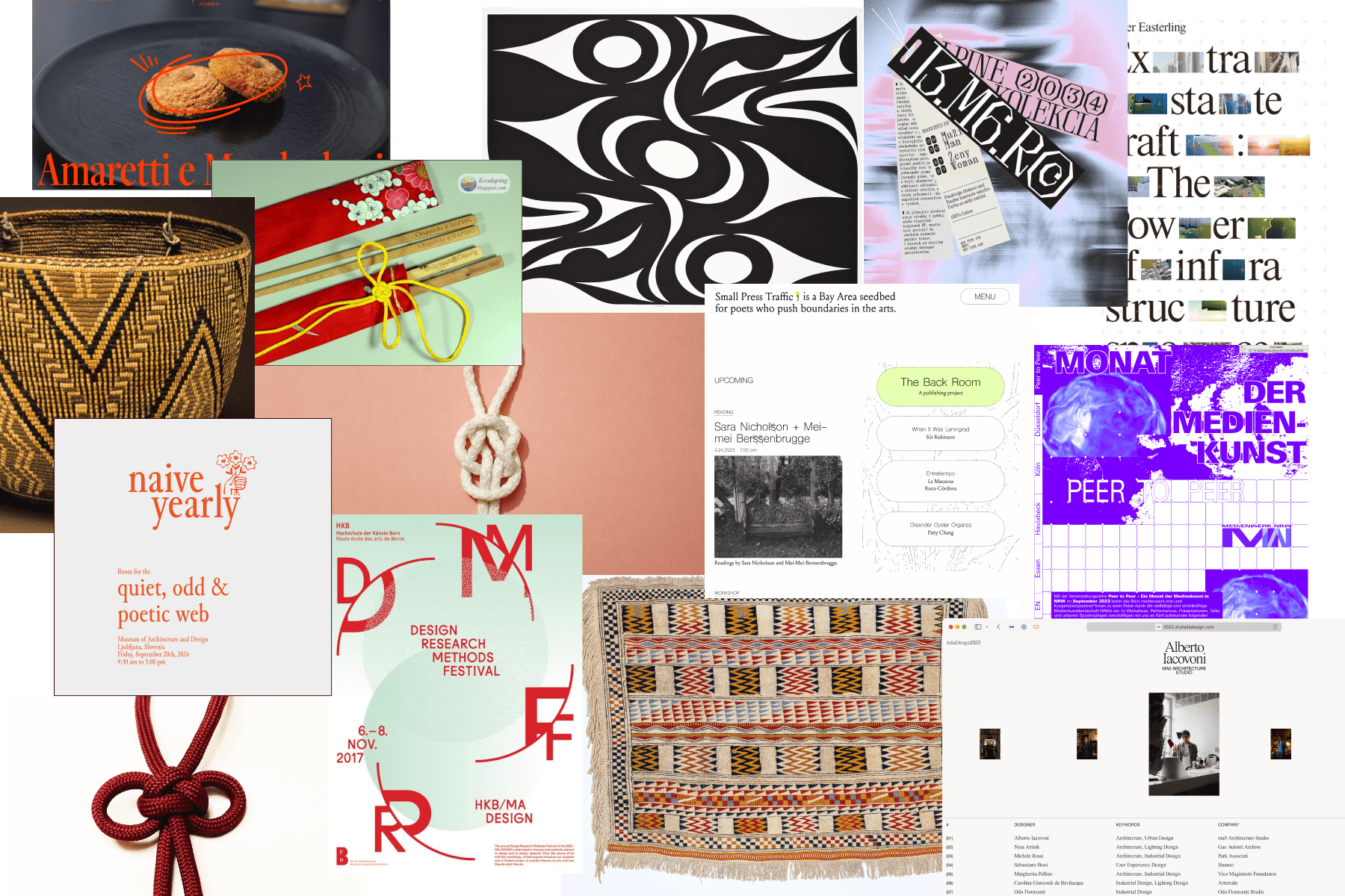 Figure 3. Moodboard combining Asian and Indigenous visual elements